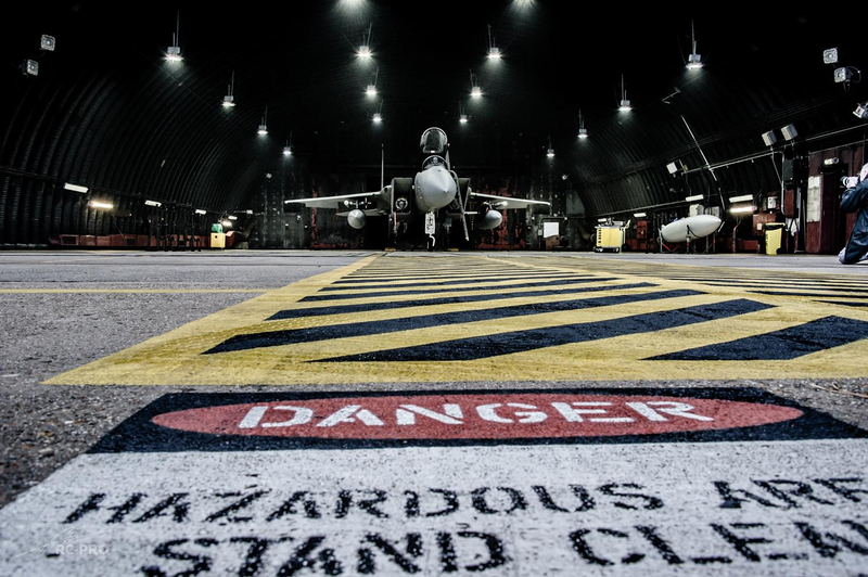 Illustration for article titled This Photo Tour Of The USAF's "Grim Reapers" F-15 Squadron Will Give You Shivers